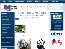 Tablet Screenshot of liftran.com